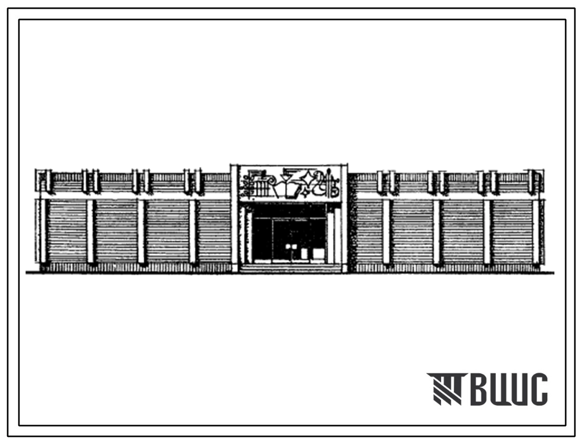 Типовой проект 264-19-27сп Музей, работающий на общественных началах, с экспозиционным залом площадью 300 м2 (со стенами из кирпича)
