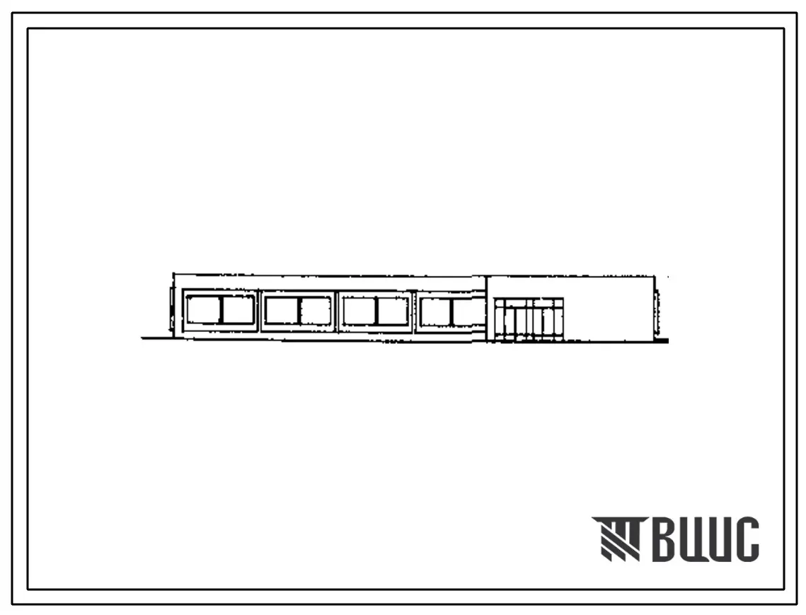 Типовой проект 274-12-71.85 Непродовольственный магазин торговой площадью 650 м2. Тип Б. Здание одноэтажное. Каркас сборный железобетонный серии 1.020-1/83.Стены из кирпича.