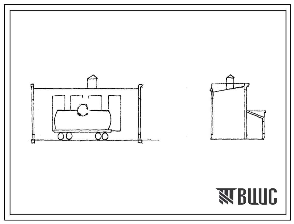 Типовой проект 4-05-257 Станция слива сероуглерода (7-18-58).