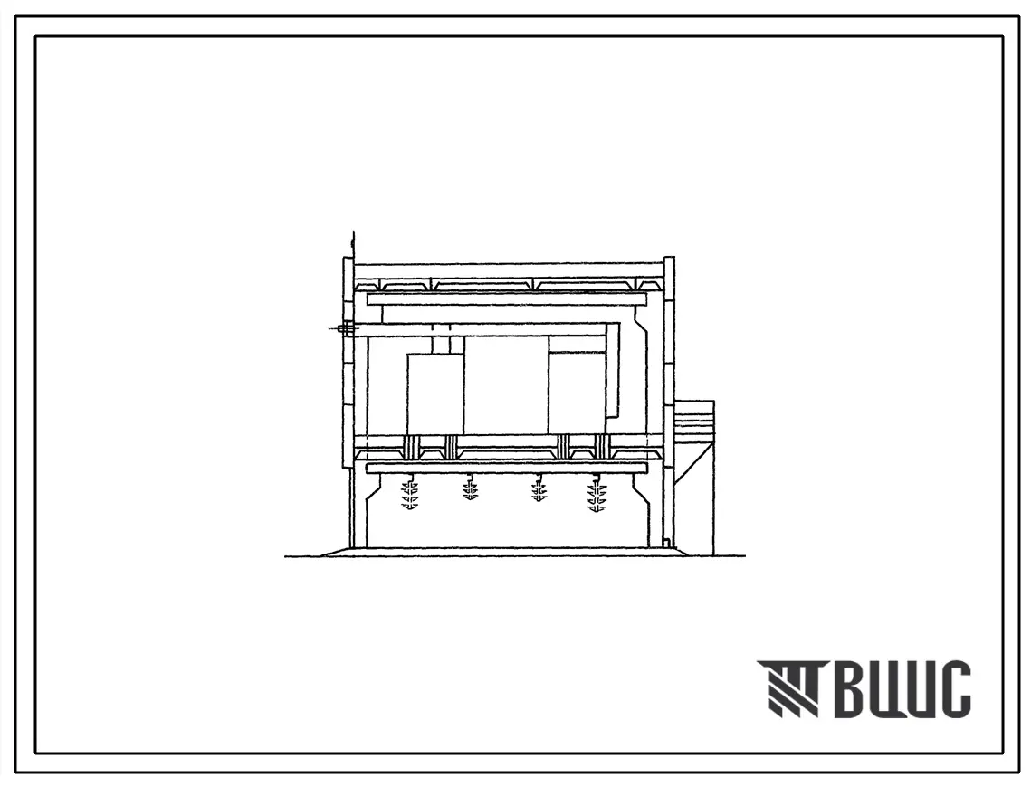 Типовой проект 407-3-292 Трансформаторные подстанции 110/10 кВ без выключателей на стороне высшего напряжения с трансформаторами мощностью от 25 до 63 МВА для промышленных предприятий. Тип 3 подстанция 110-4-2х63-10-2(Б-20-2).