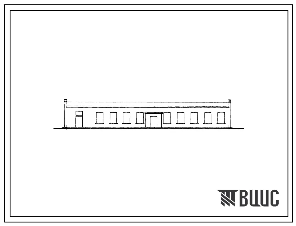 Типовой проект 709-51 Торговая база по продаже лесных и строительных материалов с производственным цехом для ремонта, переработки возвратной тары на 100 тыс. тароединиц. (Производственный корпус. Контора с проходной. Склад строительных материалов, тары и