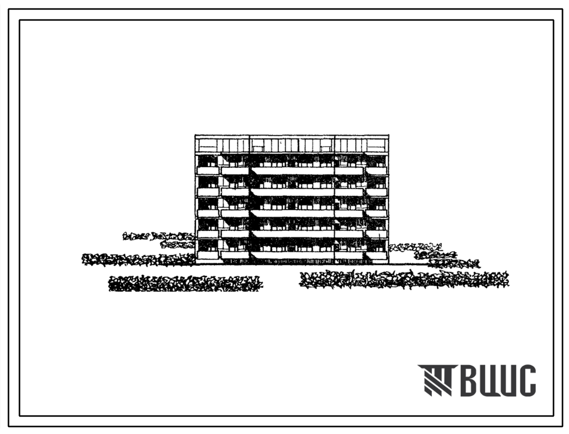 Типовой проект 67-022с Двойная блок-секция пятиэтажного жилого дома рядовая на 20 квартир (двухкомнатных 2Б-10, трехкомнатных 3А-10). Для строительства в 4 климатическом районе сейсмичностью 7 и 8 баллов