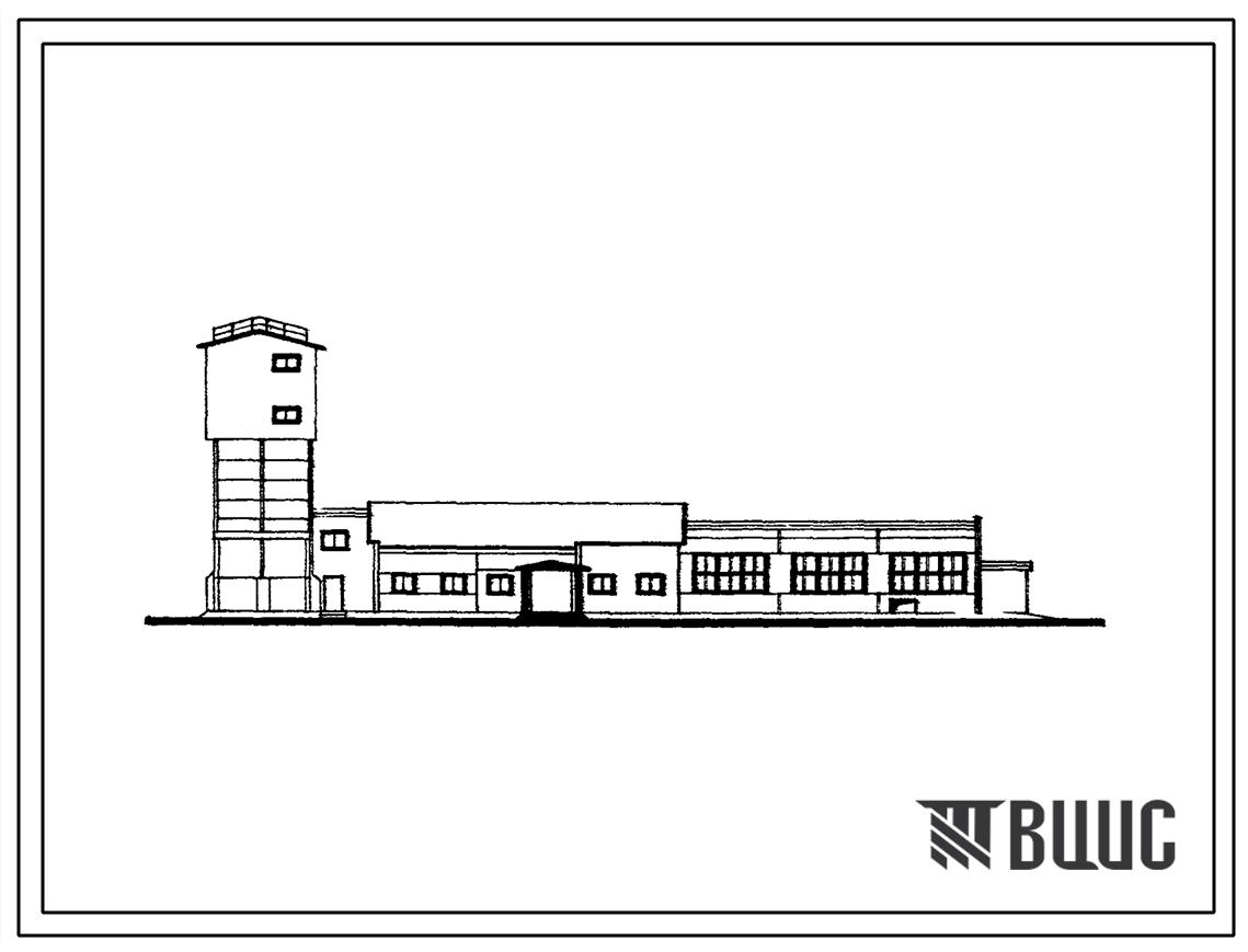Типовой проект 802-6-7.83 Кормоцех со складом комбикормов и котельной