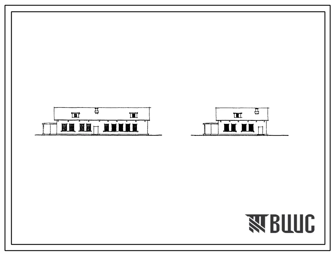 Типовой проект 284-4-8 Баня на 10 мест с прачечной на 125 кг белья в смену. для строительства в районах с расчетной наружной температурой -15, -20 и -25?С.(Для 3 проектно-строительной зоны).