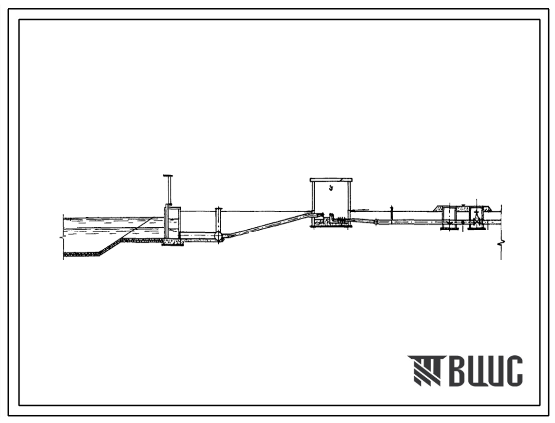 Типовой проект 820-3-24 Трехагрегатная насосная станция с насосами Д630-90 с подачей 500 л/с и напором 72 м