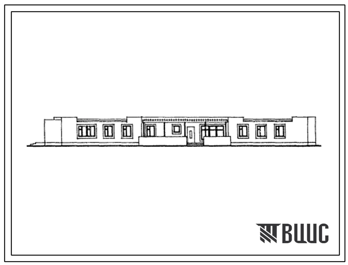 Типовой проект 244-5-88с.87 Здания для формирования пионерского лагеря-базы отдыха на 360-270 мест. Приемно-медицинский корпус