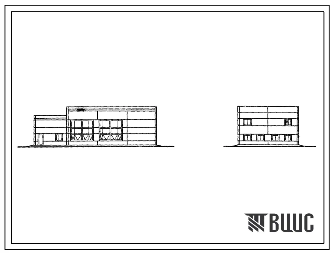 Типовой проект 816-1-25 Мастерская ремонтно-технической базы отделений (бригад) до 40 тракторов
