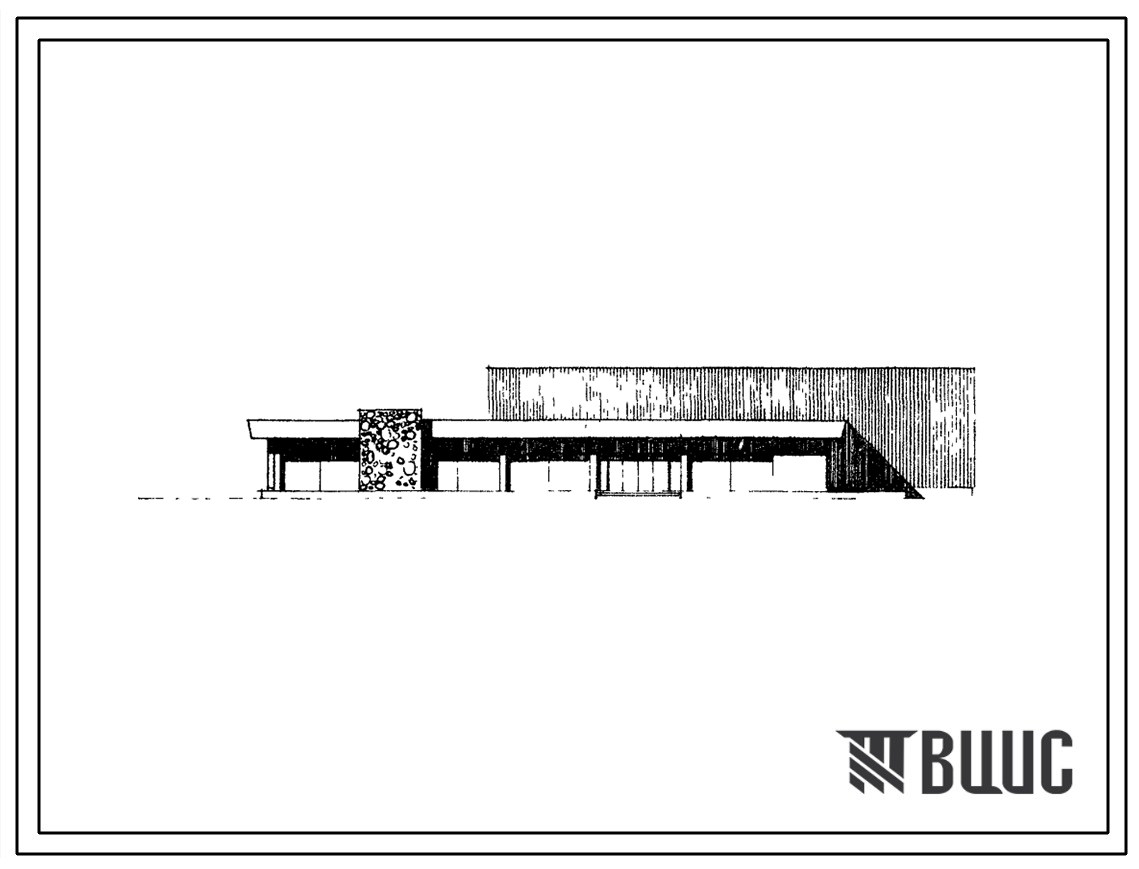 Типовой проект 264-13-88сп Широкоэкранный кинотеатр на 300 мест. Для строительства в IVА и IVГ климатических подрайон сеймичностью 8 и 9 баллов на грунтах II типа просадочности.