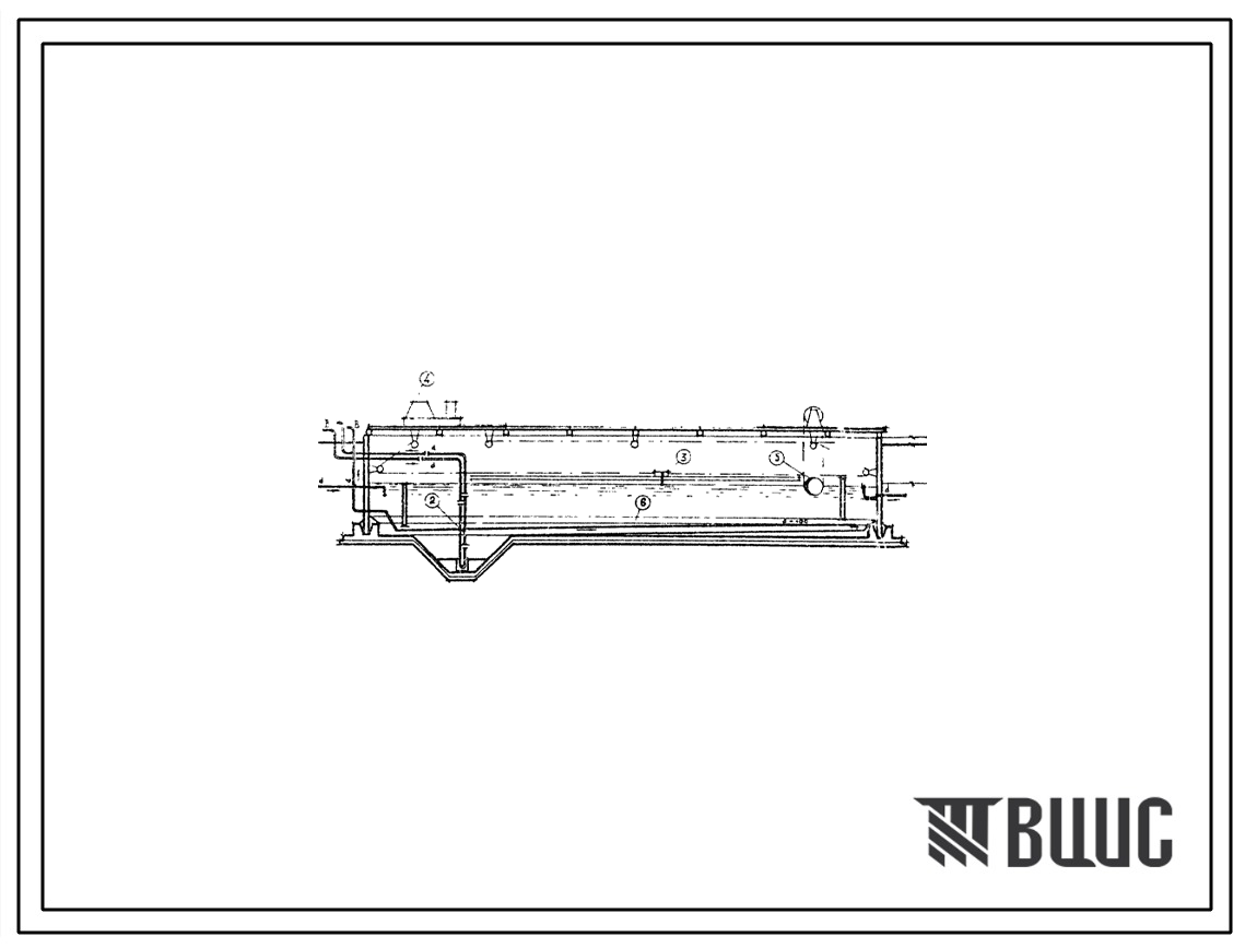 Типовой проект 902-2-158 Нефтеловушки производительностью 10 л/с из сборных железобетонных панелей высотой 2,4 и 3,6 м для сточных вод, содержащих нефть