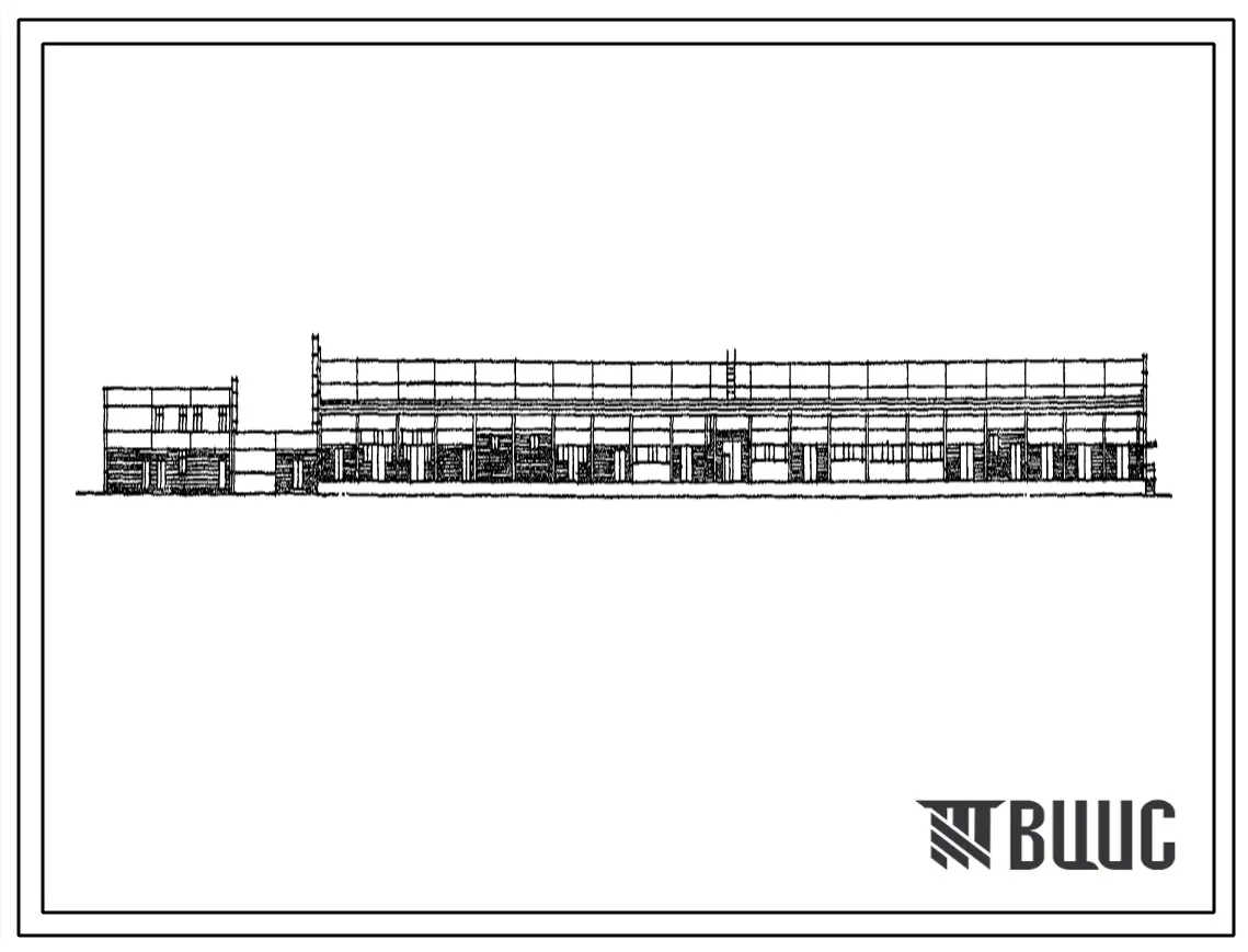 Типовой проект 701-2-31с.86 Склад для хранения непродовольственных товаров складской площадью 10 тыс. кв. метров (сейсмичность 7,8 и 9 баллов)