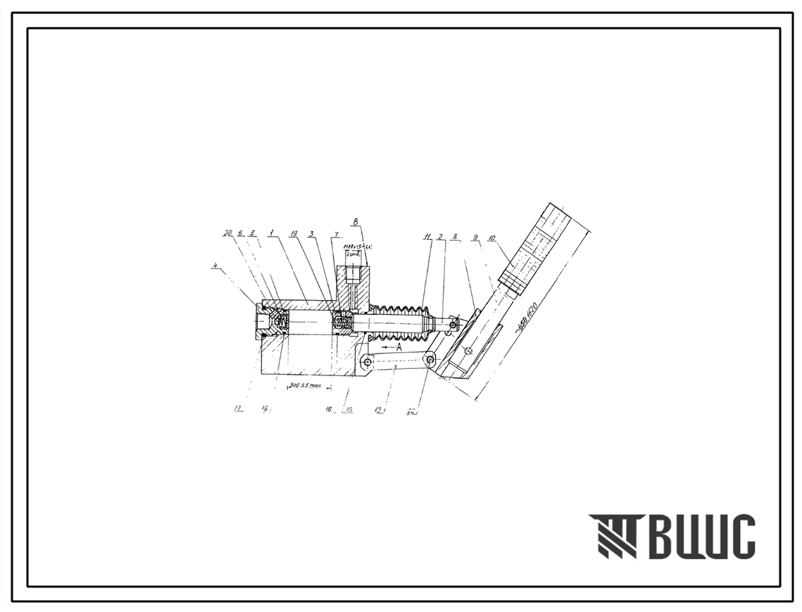 Шифр НР-40/25.000 Насос ручной НР-40/25.000