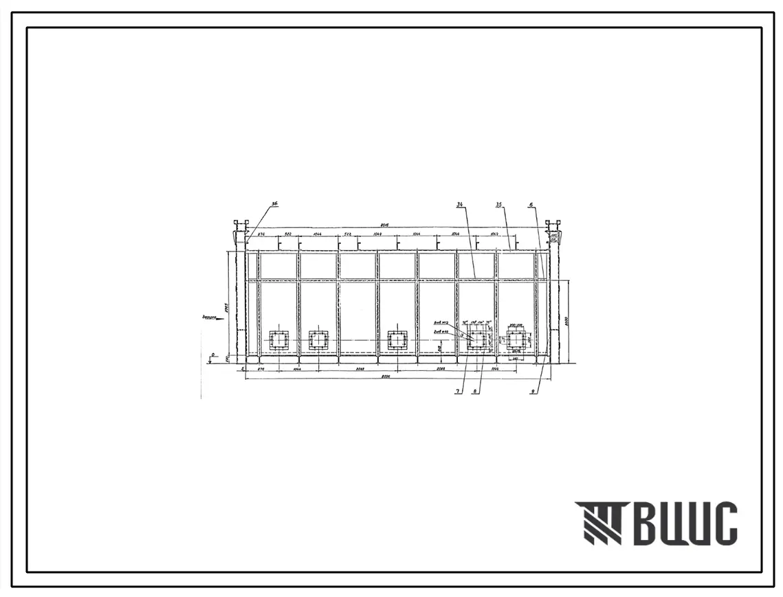 Проект 55516 Печь термическая толкательная размерами пода 2,436х7,076 м, на газе