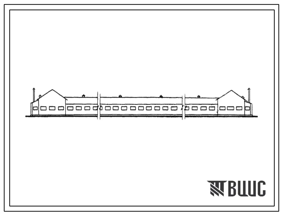 Типовой проект 804-37 Конюшня на 80 голов тренмолодняка