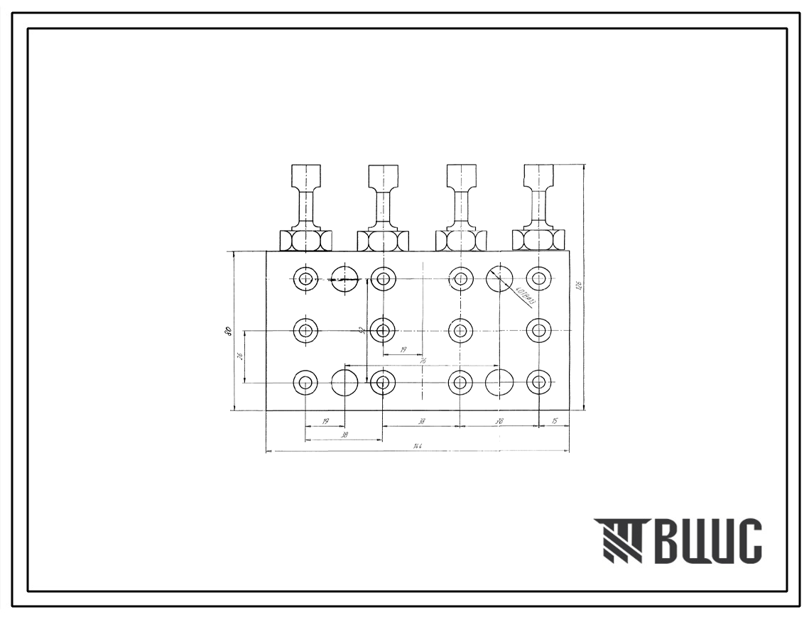 Шифр 2-02-3П-00-000 Питатели смазочные двухмагистральные притычные 2-02-3П-00-000