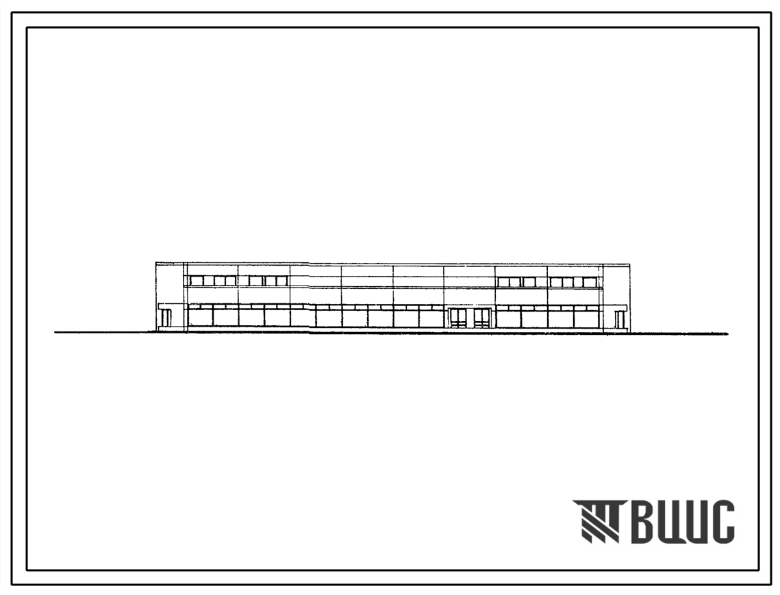 Типовой проект 272-13-54 Блок-здание универсама торговой площадью 1011 м?. Для строительства в IВ климатическом подрайоне, II и III климатических районах.
