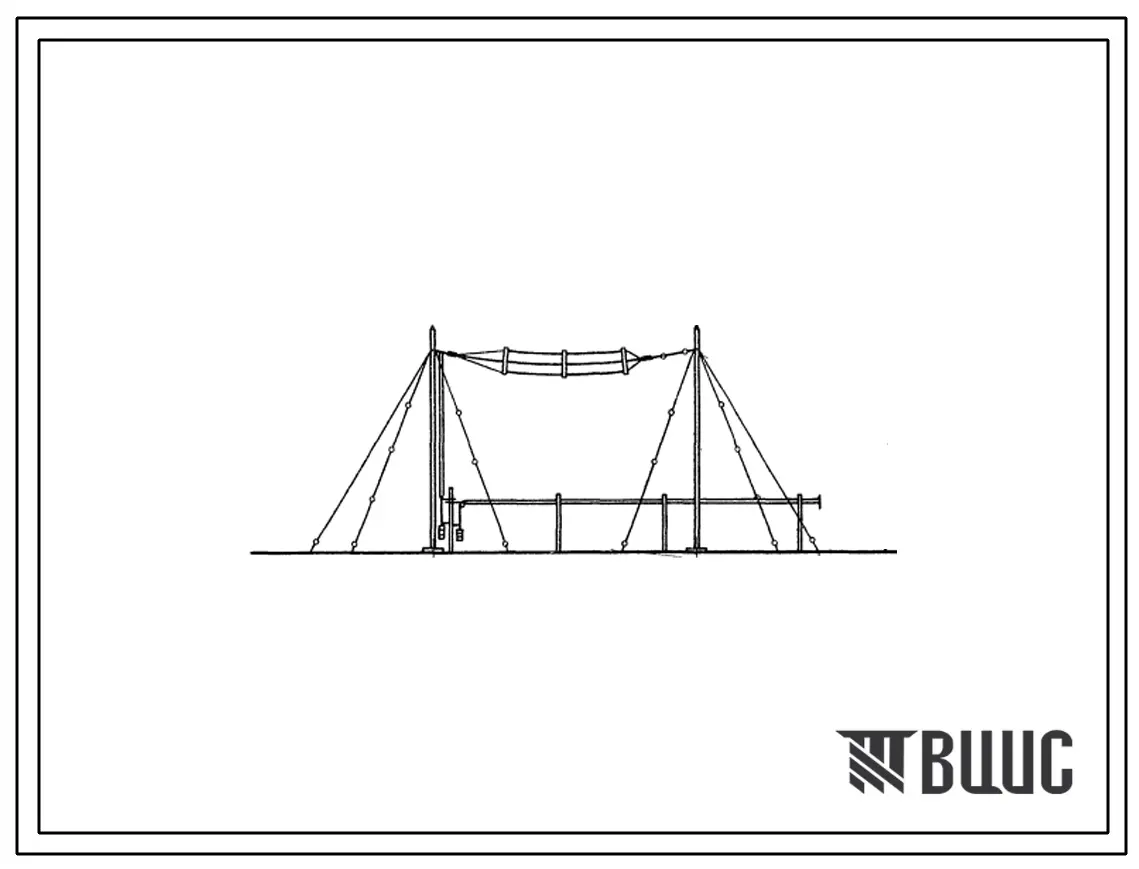 Типовой проект 603-16 Приемная антенна УГД. Диапазон волн 12,6-85.
