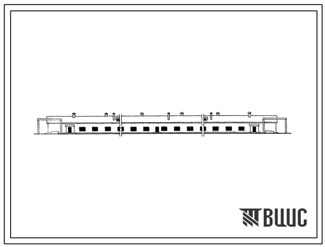 Типовой проект 805-73 Птичник для выращивания селекционных цыплят на 10 тыс.голов. (Для 1-3 проектно-строительных зон).