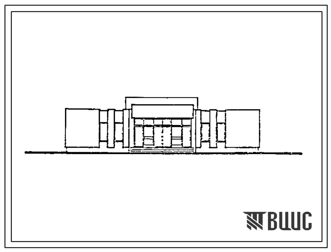 Типовой проект 294-3-41.86 Крытый бассейн с ванной 3х7м для обучения плаванию детей дошкольного возраста. Здание одноэтажное. Стены из кирпича.