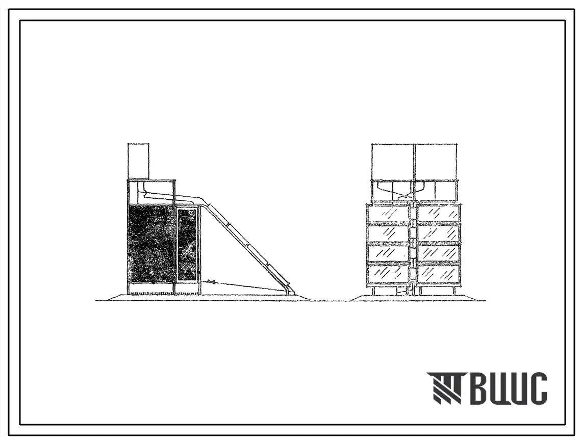 Типовой проект 249-9-34.84 Гелиодушевая на 2 кабины.