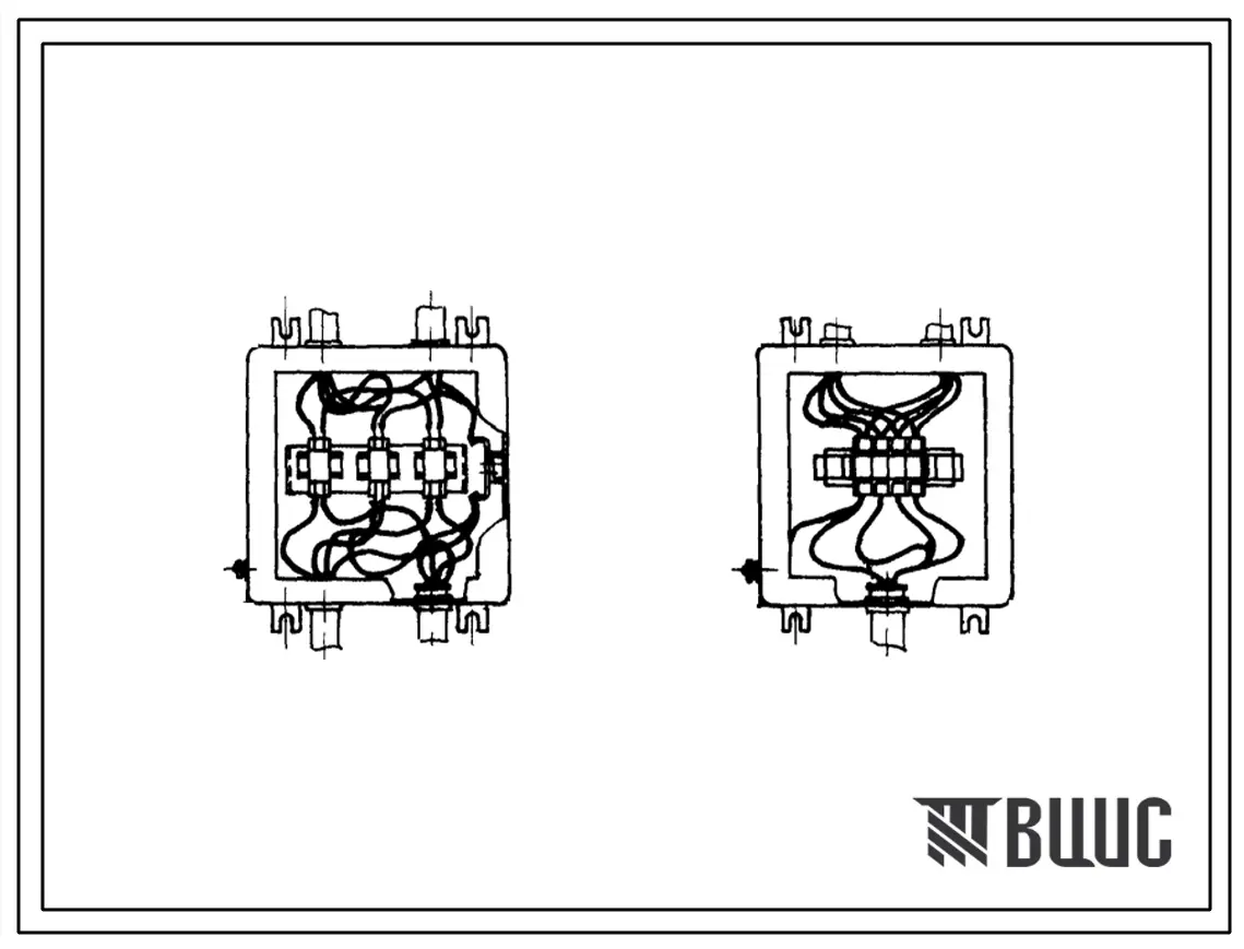 Серия 4.407-48 Комплектные устройства для присоединения проводников больших сечений к одиночным аппаратам. Материалы для проектирования.