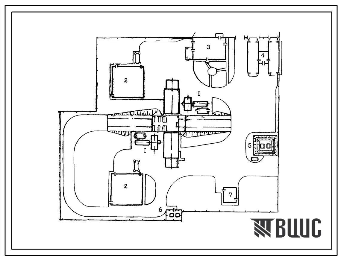 Типовой проект 812-01-104.87 Завод обработки и хранения семян зерновых культур мощностью 5000 т в сезон с 2 линиями (для зон с расчетной влажностью семян до 20% вариант с сушилкой М-819)
