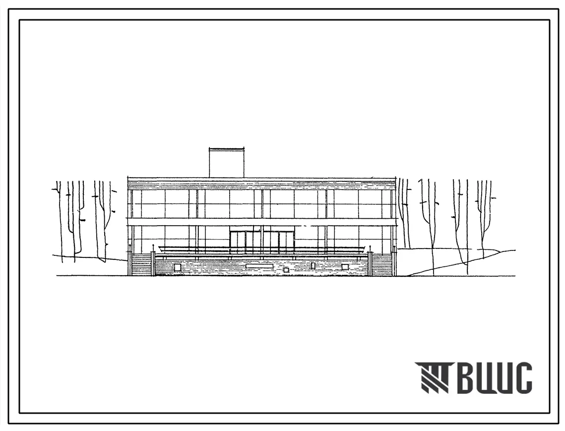 Типовой проект 272-20-5 Столовая на 500 посадочных мест для учреждений отдыха. Для строительства во II и III строительно-климатических зонах.