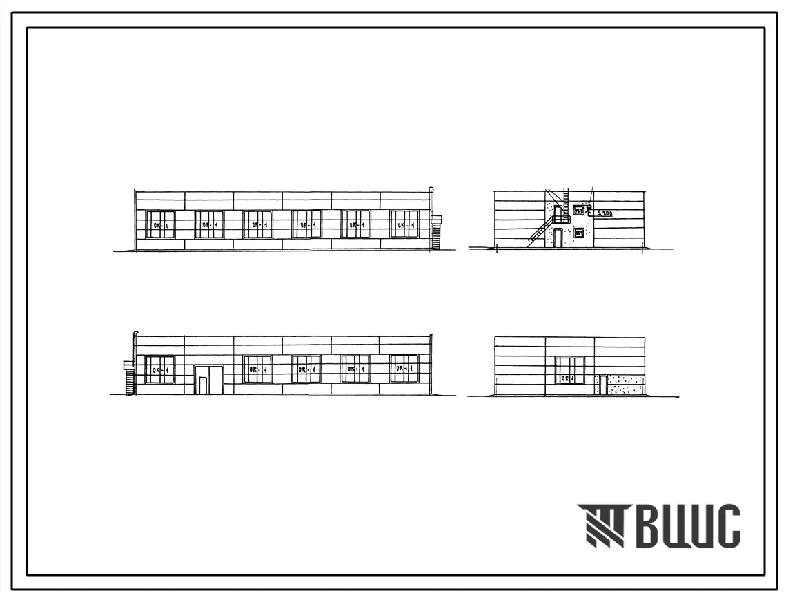 Типовой проект 409-15-121.90 Производственный корпус ПМК по электромонтажным работам с годовым объемом работ 1,0 млн.руб. (в составе предприятия) в железобетонных конструкциях