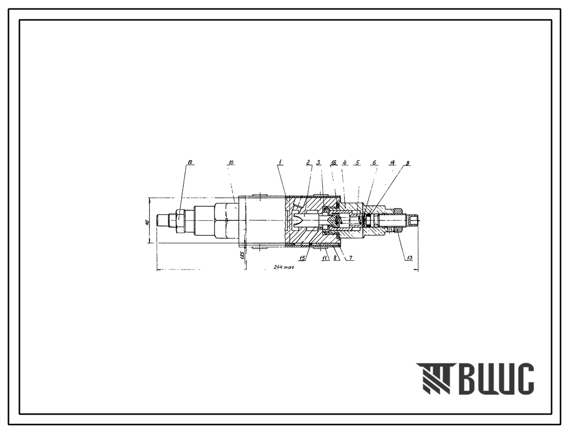 Шифр ДКМ10/3 Дроссель с обратным клапаном ДКМ10/3