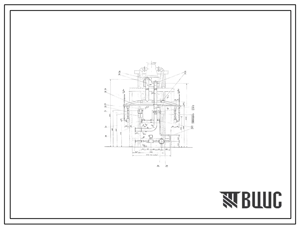 Проект РП12050.01 Печь нагревательная камерная размерами пода 1,04х1,04 м, на газе