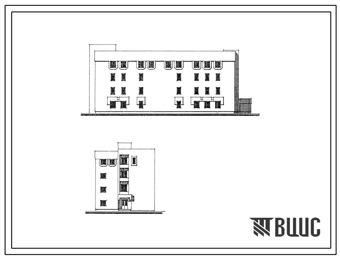 Типовой проект 501-5-53.85 Дом связи. Стены кирпичные