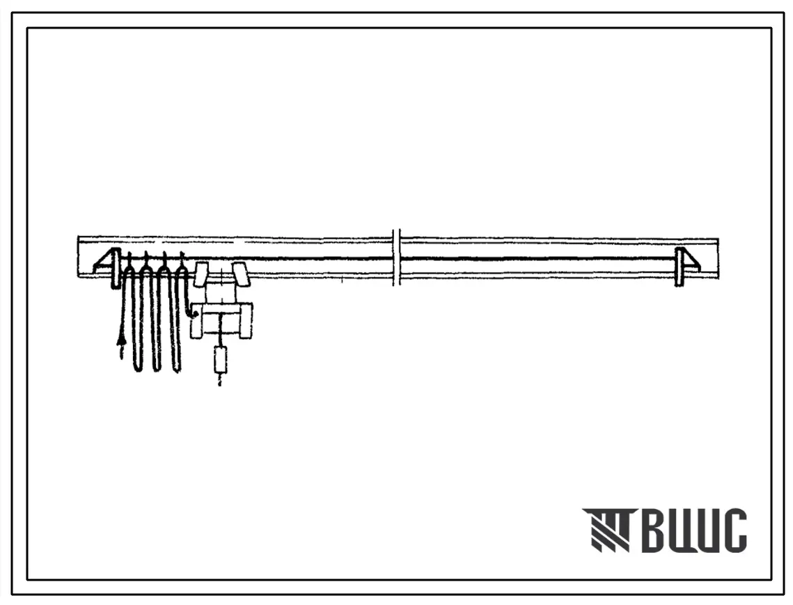 Серия 5.407-7 Устройство комплектных гибких токоподводов к электроталям. Материалы для проектирования.
