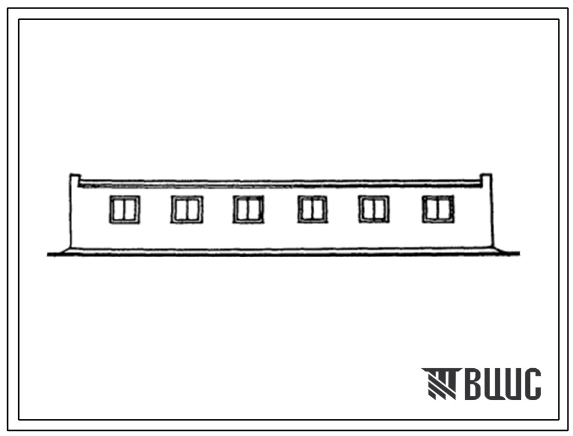 Типовой проект 807-10-103с.13.87 Изолятор на 10 мест для коров. Стены каменные (для Азербайджанской ССР)