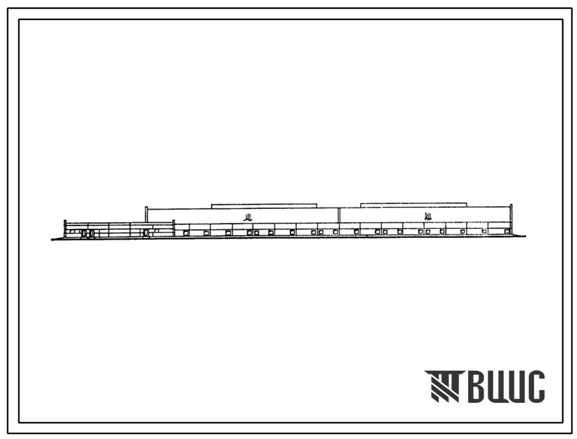 Типовой проект 805-2-57.86 Блок павильонных птичников на 95 тыс. кур-несушек в клеточных батареях БКН-3 с яйцескладом на 140 тыс. яиц в смену