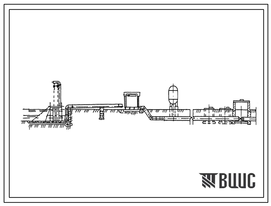 Типовой проект 820-3-47.84 Насосные станции блочно-комплектные полной заводской готовности подачей 0,3-1 м?/с, напором до 100 м для закрытых оросительных систем с отечественным оборудованием (с насосами типа Д и ЦН). Пятиагрегатная блочно-комплектная насо