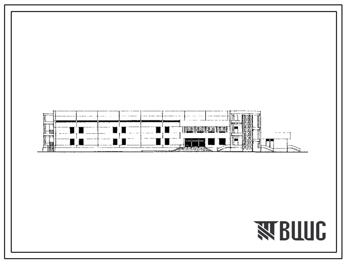 Типовой проект 252-01-156с.90 Детский инфекционный корпус на 30 коек ( в конструкции 1.020.1-2с). Сейсмичность 8 баллов. Здание одно-, двух -, трехэтажное. Стены из однослойных легкобетонных панелей.