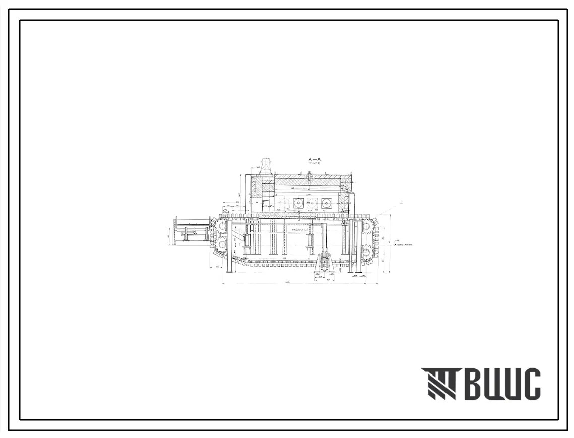 Проект 33915 Печь нагревательная конвейерная щелевая размером пода 0,696х2,552 м на природном газе
