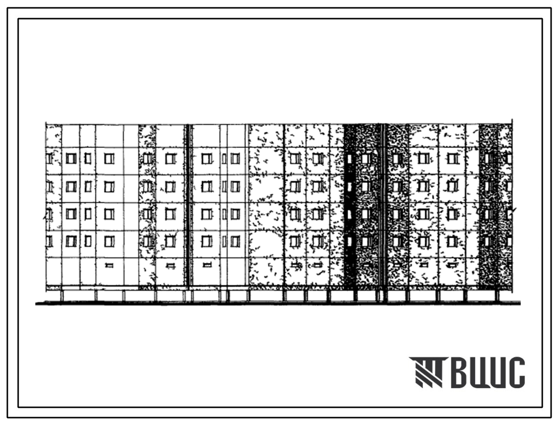 Типовой проект 122-040см.83 Пятиэтажные жилые поворотные блоки.
