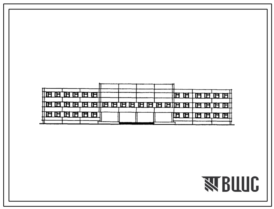 Типовой проект 222-1-477с.86 Школа на 33 класса (1251-1296 учащихся). В конструкциях серии 1.020.1-2с. Для строительства в городах и поселках городского типа