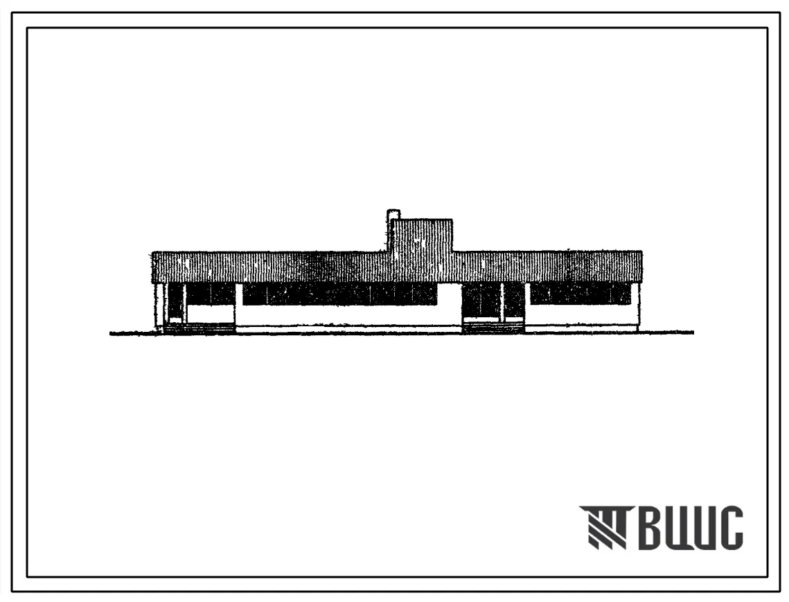 Типовой проект 284-4-33 Баня на 20 мест с прачечной самообслуживания для строительства в Эстонской ССР.