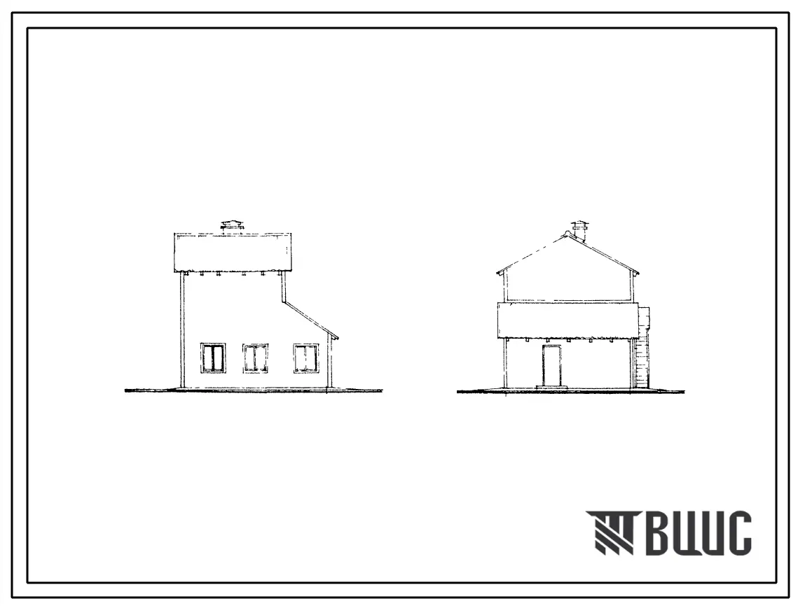 Типовой проект 411-1-30 Тип II Сушилка для шишек производительностью 2,5 кг семян в сутки(стены брусчатые).