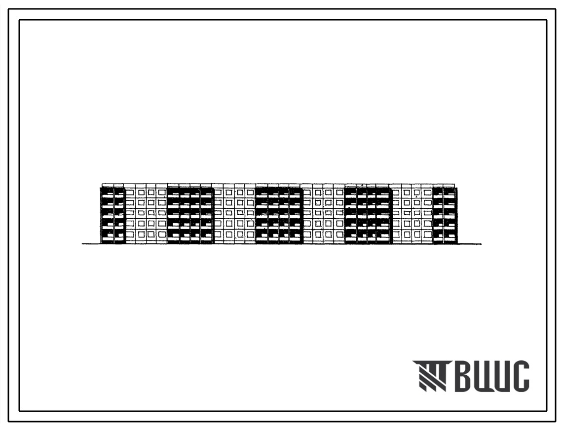 Типовой проект 1-464Д-134 5-этажный 4-секционный крупнопанельный дом на 80 квартир (однокомнатных 1Б-11, двухкомнатных 2Б-29, трехкомнатных 2Б-30, четырехкомнатных 4А-10) для строительства в Белорусской ССР.