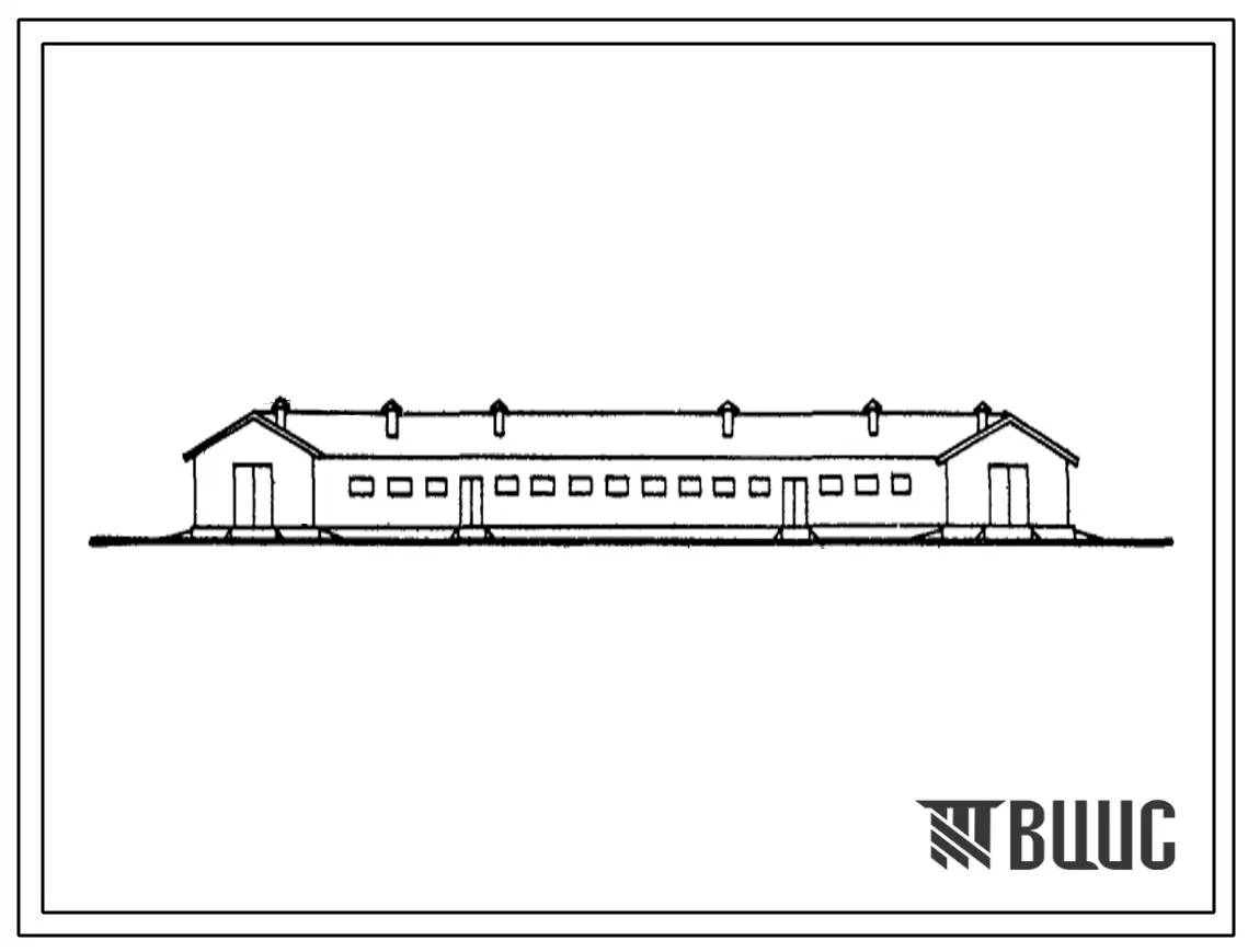 Типовой проект 803-56 Овчарня на 1200 голов молодняка или валухов.