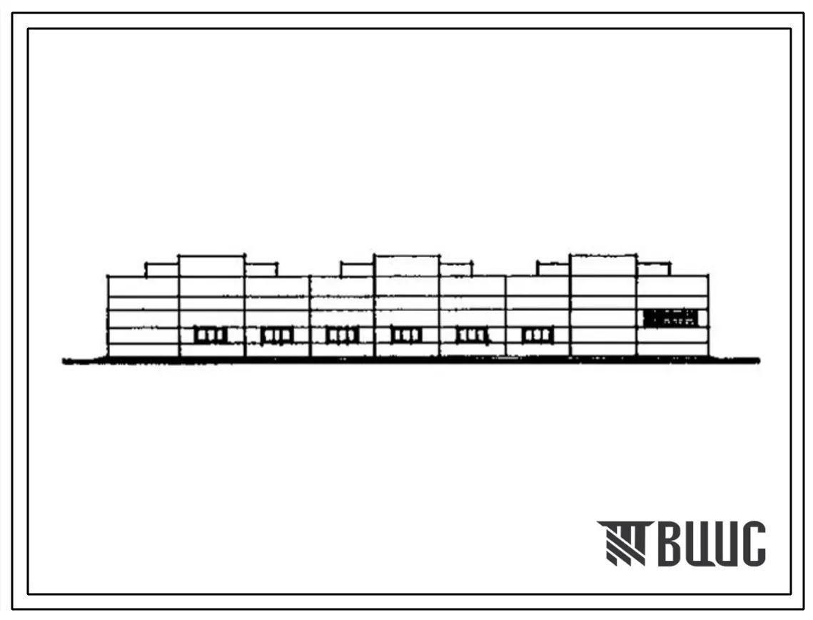 Типовой проект 503-1-79.13.90 Закрытая стоянка на 57 грузовых автомобилей (для строительства в Западно-Сибирской зоне Российской Федерации)