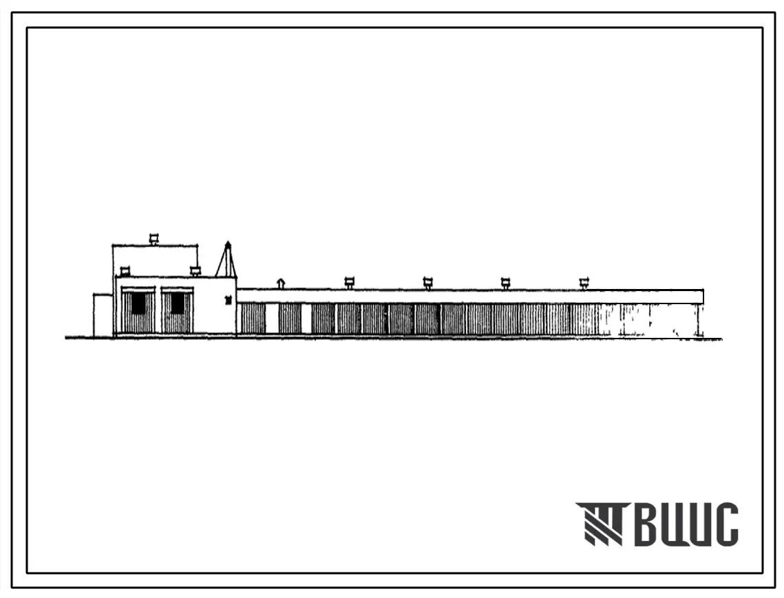 Типовой проект 816-91 Ремонтная мастерская на 280 условных единиц, сблокированная с гаражом на 30 машин.