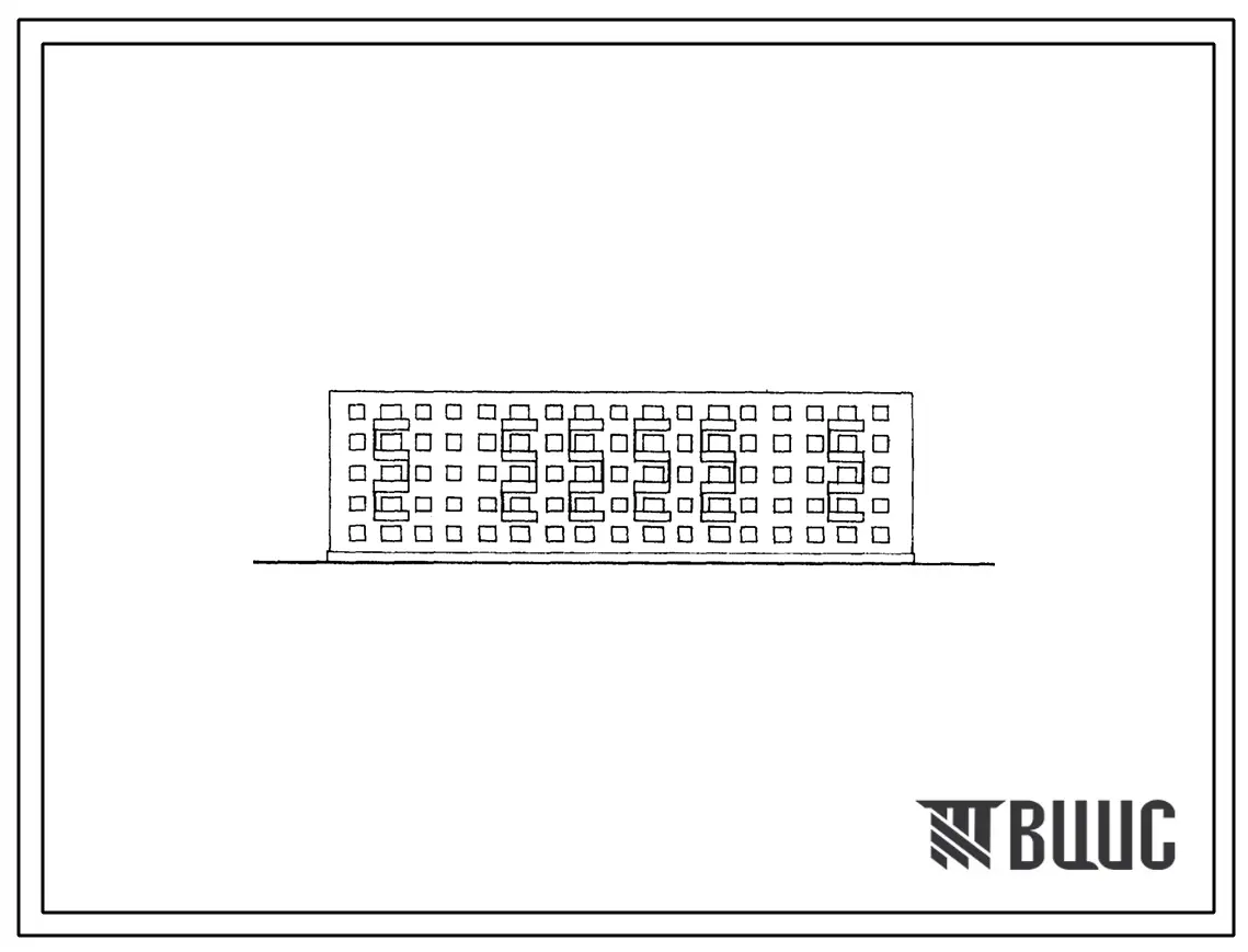 Типовой проект 1К-308В-1/67 Пятиэтажный трехсекционный жилой дом на 45 квартир (без подвала). (Однокомнатных 5, двухкомнатных 5, трехкомнатных 25, четырехкомнатных 10).