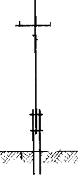 Серия 3.407-66/71 Деревянные опоры воздушных линий электропередачи 6-10 кВ для горных условий