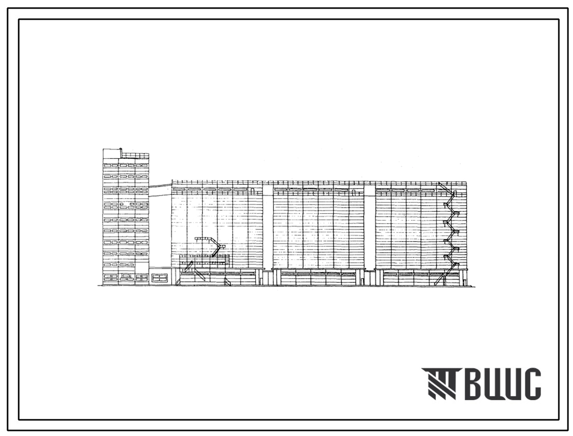 Типовой проект 702-1-11.87 Мельничный элеватор МС-82