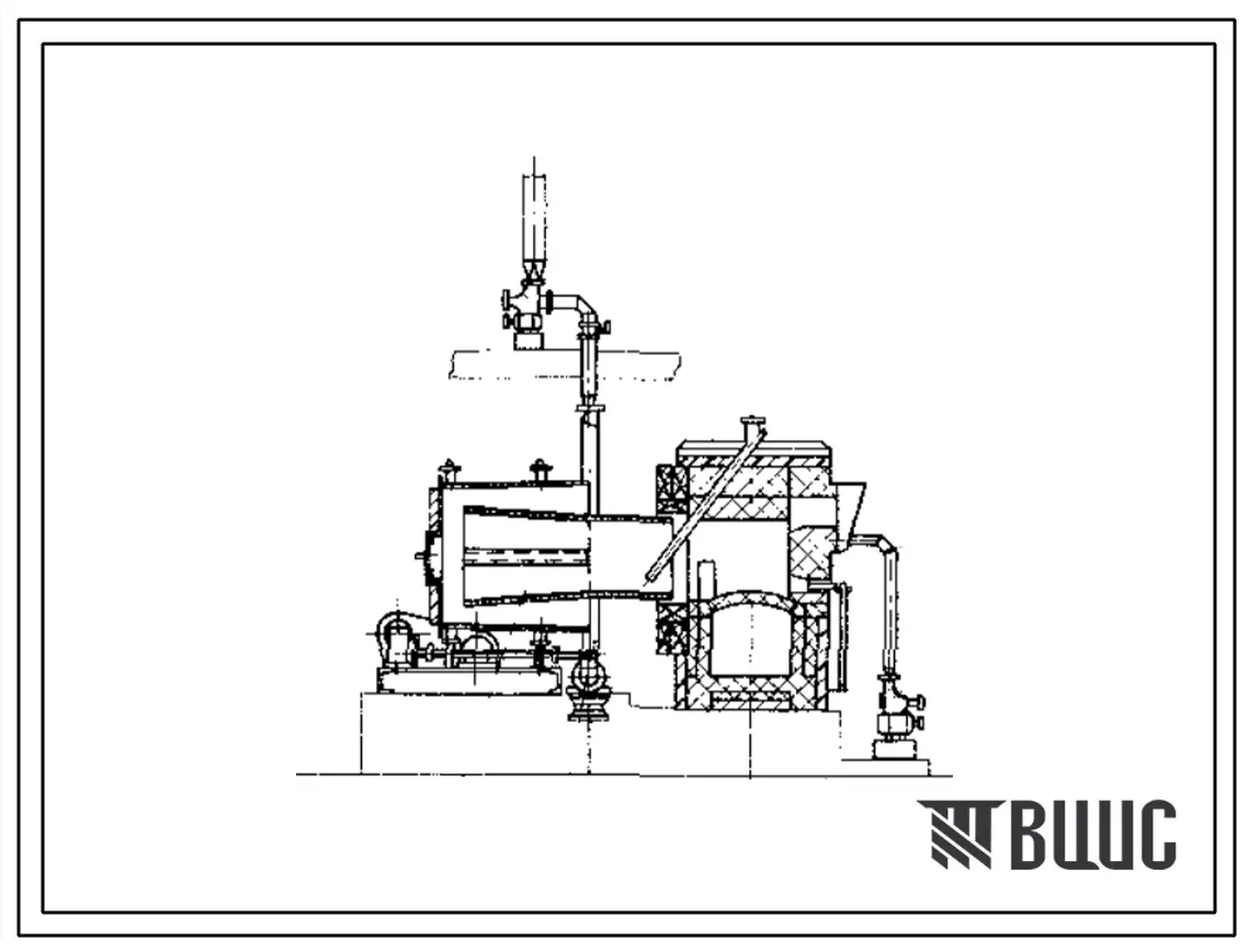 Типовой проект 406-9-72 Сушила барабанные двухходовые и трехходовые для песка на газе и мазуте