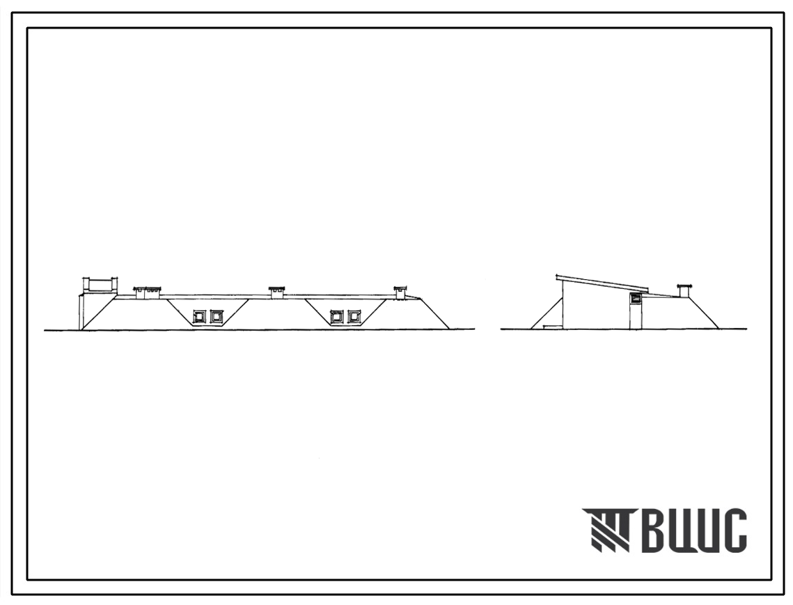 Типовой проект 194-000-117.3.88 Погреб (секция на 8 блоков)