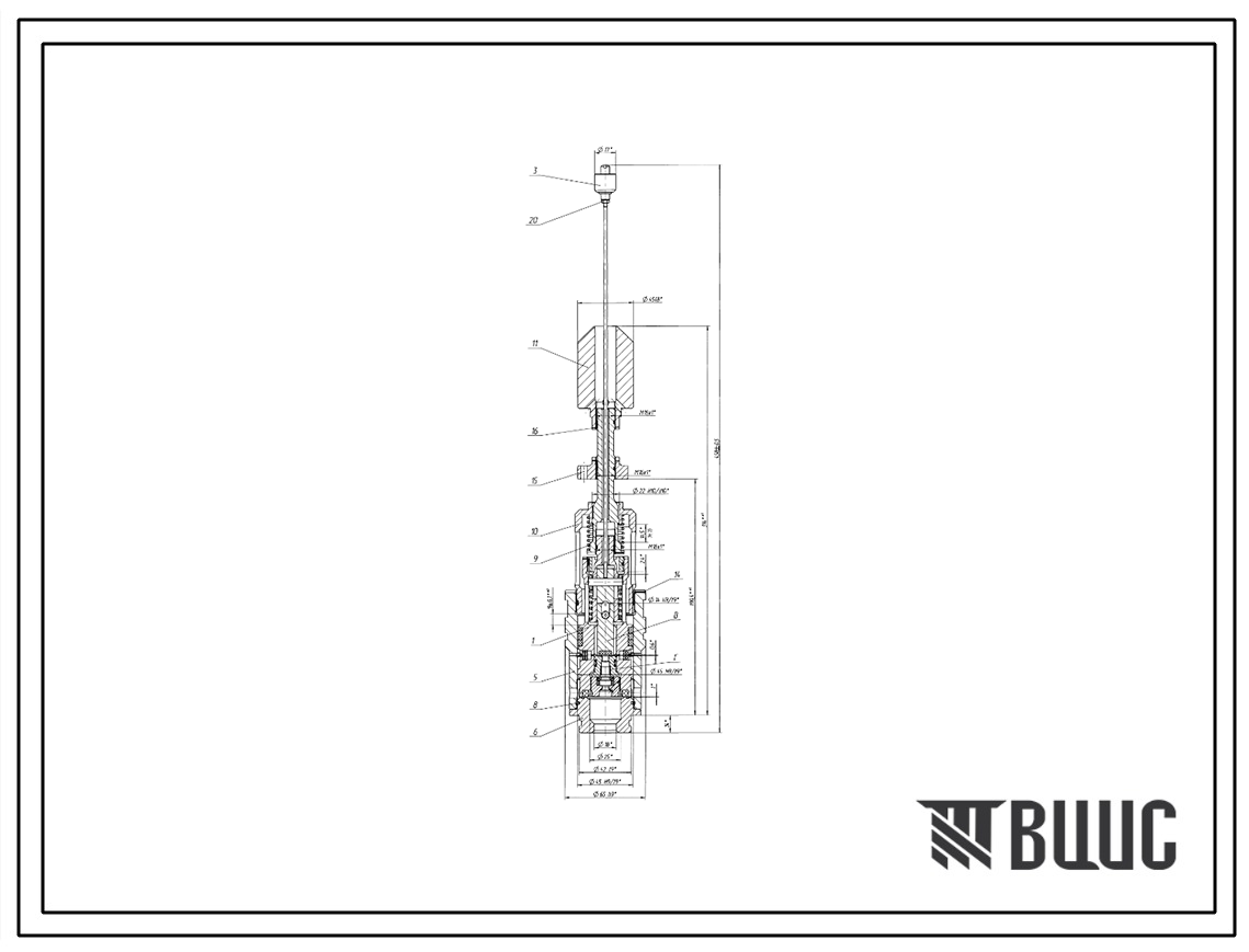 Шифр ЗМ025.160.11.01.000 Запорный модуль ЗМ025.160.11.01.000